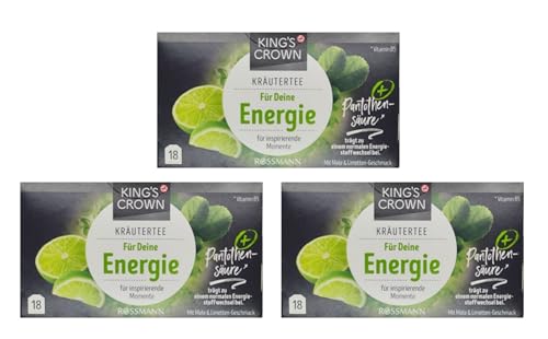 King's Crown Für Deine ENERGIE Kräutertee für inspiriende Momente, 3x36g von King's Crown