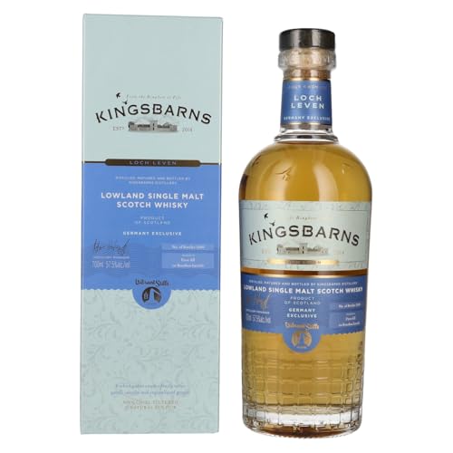 Kingsbarns LOCH LEVEN Lowland Single Malt Scotch Whisky 57,5% Vol. 0,7l in Geschenkbox von Kingsbarns