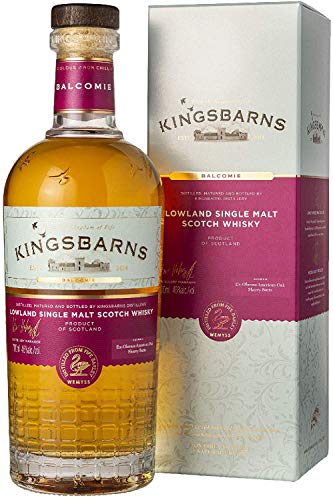 Kingsbarns BALCOMIE Lowland Single Malt Scotch Whisky 46% Vol. 0,7l in Geschenkbox von Kingsbarns