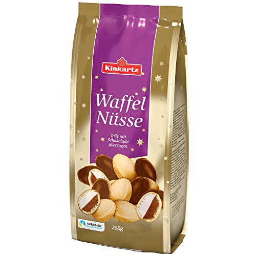 Kinkartz teilschokolierte Waffelnüsse, 250 g von Kinkartz