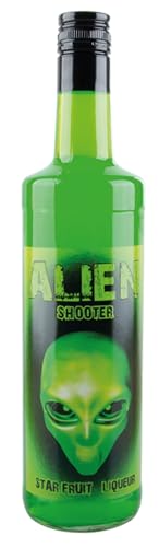 Krugmanns Alien Sternfrucht-Glitzer-Likör 17% Vol. 0,7 Ltr. - 700 ml - Glasflsche von Kinky Drinks