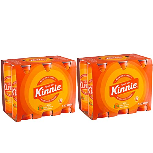 Kinnie Classic Bittersüßes Erfrischungsgetränk Orangengeschmack aus Malta Softdrink 12x330ml Einweg inkl. Pfand von Kinnie