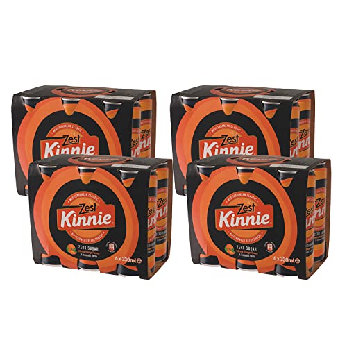 Kinnie Zest Bittersüßer Softdrink mit Orangengeschmack ohne Zucker aus Malta 330 ml Einweg inkl. Pfand (24x330 Dose) von Kinnie