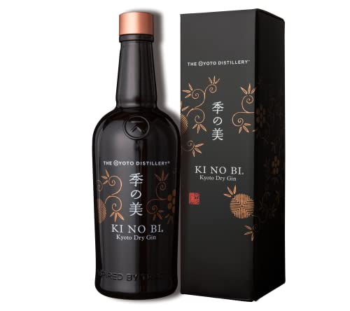 KI NO BI Kyoto Dry Gin - Japanischer Dry Gin mit einem fruchtig-würzigen Ausklang - Inklusive Geschenkverpackung - 1x 0,7 l von Ki No Bi