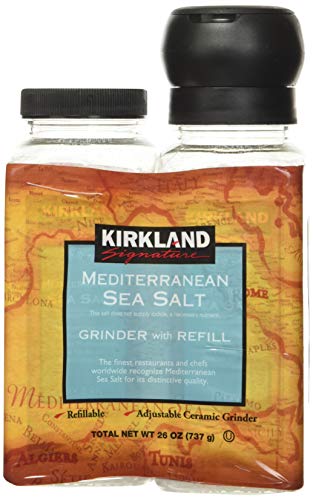 Kirklands Signature Mediterranean Sea Salt Grinder with Refill von KIRKLAND