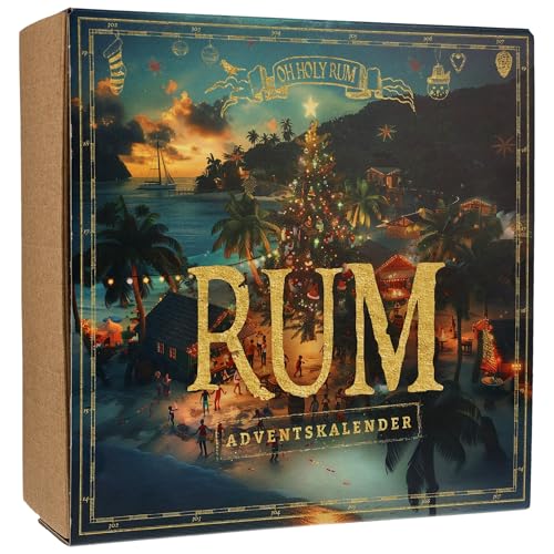 OH HOLY Rum Adventskalender 2024 43,5% Vol. 24x0,02l von Kirsch Rum