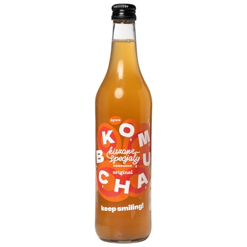 Kiszone Specjały - Kombucha - Natürlich fermentiertes Teegetränk, Probiotisch, 500ml von Kiszone Specjały