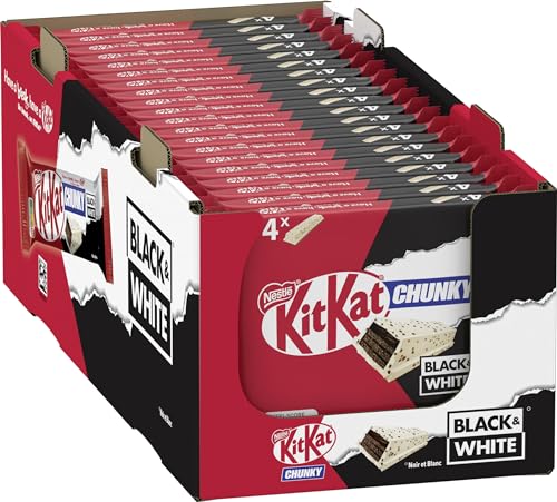 Nestlé KITKAT CHUNKY Black & White, Multipack, 20er Pack (à 4 x 42g) von Kitkat