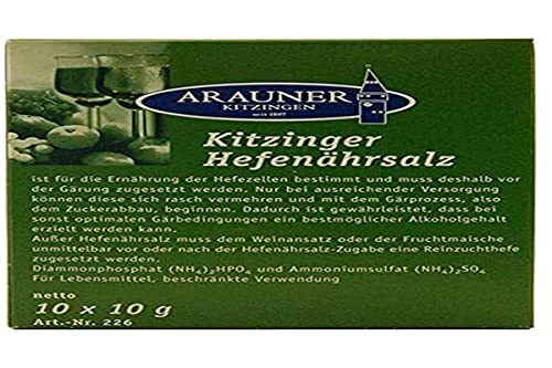 Arauner Kitzinger Hefenährsalz, 10x10g von Arauner