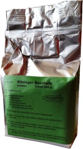 Reinhefe Trockenhefe Kitzinger zur Vergärung - 500 g von Kitzinger