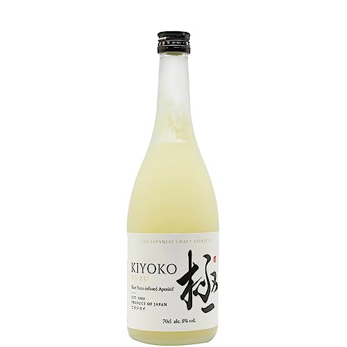 Kiyoko Yuzu Aperitif | Spritziger Sommergenuss | Aperitif auf Japanisch | Frei von künstlichen Aromen | 8% vol. | 700ml von Kiyoko