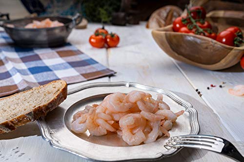 Garnelenfleisch Natur - gekocht, entdärmt - zur Herstellung köstlicher Salatkreationen - 250 Gramm von IHR FACHGESCHÄFT KLAASSEN