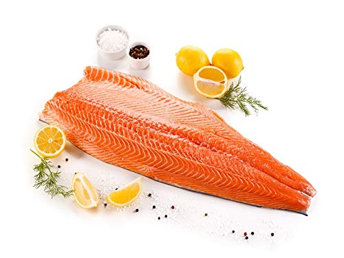 Klaassen Lachsfilet, Lachs filetiert (mit Haut), küchenfertig, Stehgräten entfernt, 1000g von IHR FACHGESCHÄFT KLAASSEN