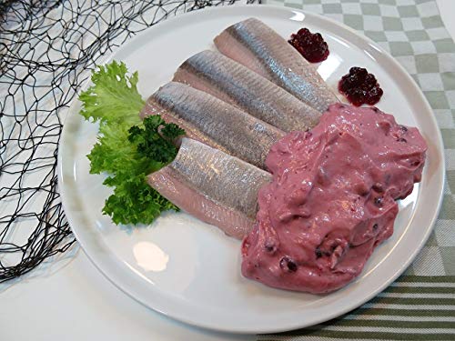 Klaassen Matjes Lord Nelson, Matjesfilets (ohne Haut), Preiselbeercreme, 500g von IHR FACHGESCHÄFT KLAASSEN