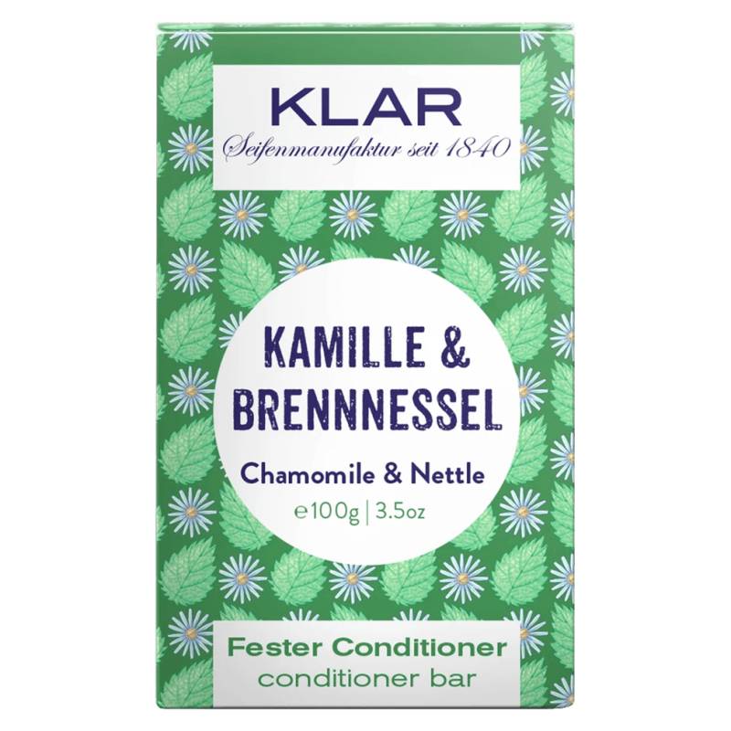 Fester Conditioner Kamille & Brennnessel von Klar Seifen