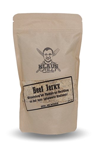 Gewürzmischung Klaus Grillt - Beef Jerky 400g Standbeutel von Klaus grillt