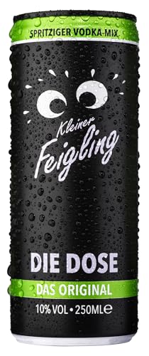 Kleiner Feigling Das Original (12 x 100ml) – Feinster Vodka mit fruchtigem Feigenaroma – Der kultige Party Schnaps für jede Feier – Frech, fruchtiger Shot – 20% Vol. von Kleiner Feigling