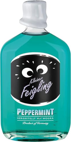 Kleiner Feigling Peppermint (1 x 500ml) – Feinster Vodka mit erfrischendem Pfefferminzgeschmack – Der kultige Party Schnaps für jede Feier – Frech, frischer Shot – 15 % Vol. von Kleiner Feigling