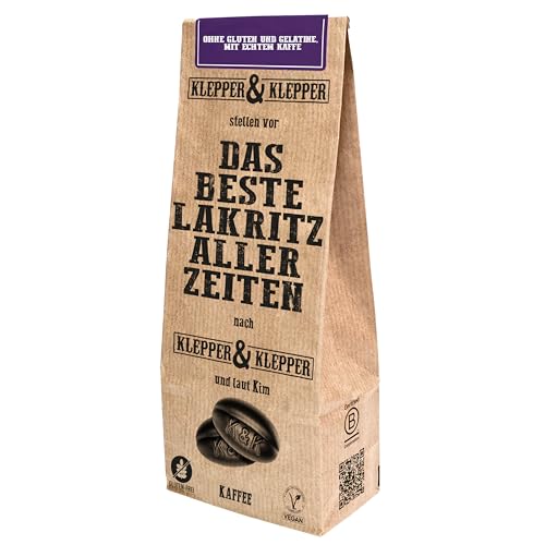 Klepper & Klepper Kaffeelakritz, Glutenfrei und Vegan, 200g von Klepper & Klepper