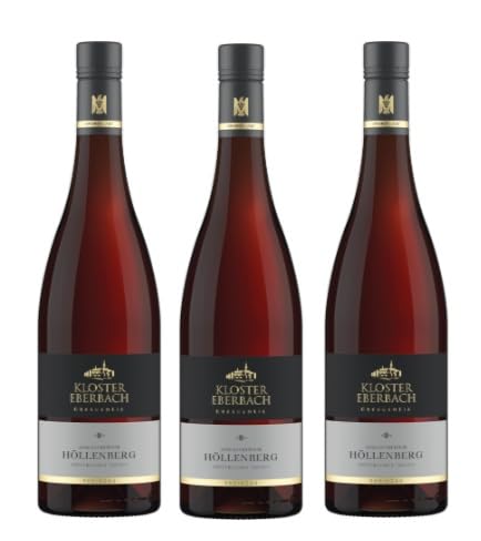 3x 0,75l - 2022er - Kloster Eberbach - Crescentia - Assmannshäuser Höllenberg - Spätburgunder - VDP.Erste Lage - Qualitätswein Rheingau - Deutschland - Rotwein trocken von Kloster Eberbach