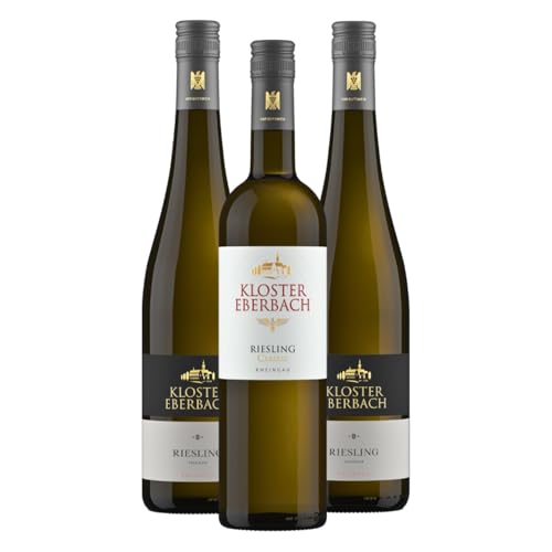 Weinpaket „Riesling für Einsteiger“ | 3 Flaschen Kloster Eberbach | Feinherb, Classic & Trocken | Ideal für Riesling-Neulinge | 3x 750ml von Kloster Eberbach