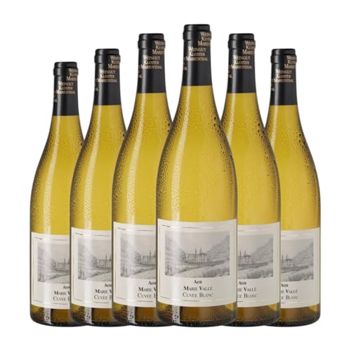 Kloster Marienthal Marie Vallé Cuvée Blanc Trocken 75 cl Weißwein (Karton mit 6 Flaschen von 75 cl) von Kloster Marienthal