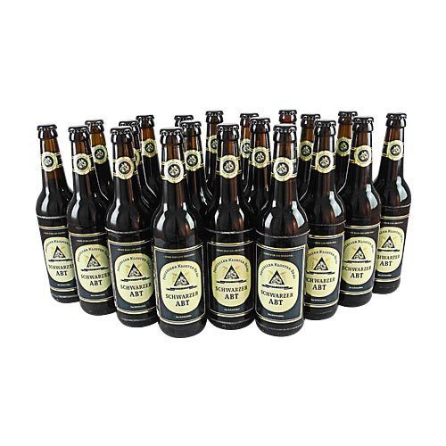 Neuzeller Schwarzer Abt (Schwarzbier / 20 Flaschen à 0,5 l / 3,9% vol.) von Panasonic