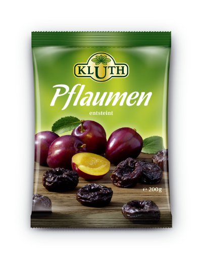 Kluth Pflaumen, entsteint 200g, 10er Pack (10 x 200 g) von Kluth