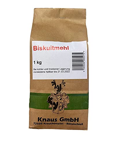 Biskuitmehl 1kg Mehl für locker luftigen Biskuit von Knaus GmbH