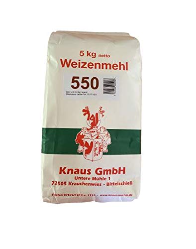 Weizenmehl Type 550 Weizenmehl in Bäckerqualität (12,5 kg) von Knaus GmbH