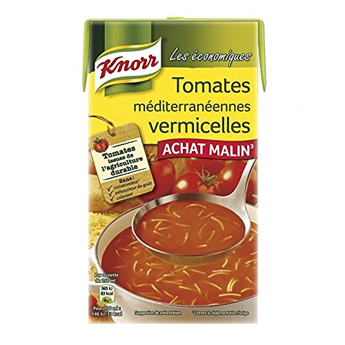 Knorr Pack Knorr Ã ‰ Die wirtschaftliche Tomaten Mã © Diterranã © Ennes Vermicelli 1L (Satz 4) von Knorr Pack