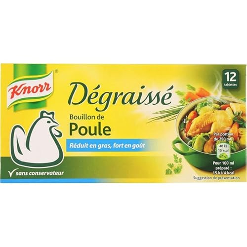 Knorr Pack Knorr Bouillon Hen Ã © © gefettet von 12 120G Tabletten (Packung mit 6) von Knorr Pack