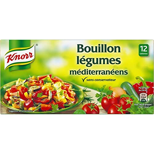 Knorr Pack Knorr Bouillon Lã © Gumes Mã © Diterranã © Set Für 132g 12 Tabletten (Packung mit 6) von Knorr Pack