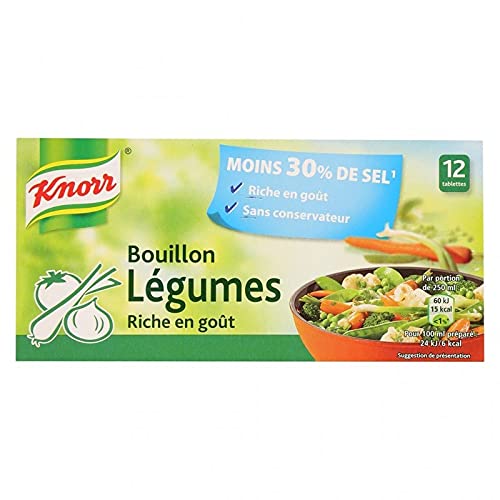 Knorr Pack Knorr Bouillon Lã © Gumes Rich-Goa »T 30% weniger Salz Bouillon Für 12 von 9,1 g (Packung mit 6) von Knorr Pack