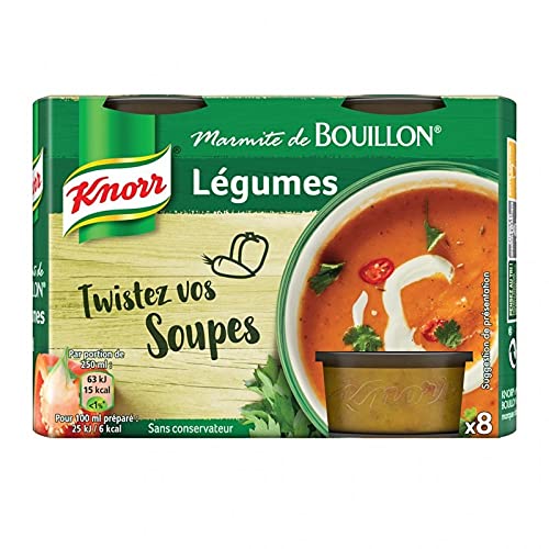 Knorr Pack Knorr Bouillon Marmite de la © Gumes Twistez für Ihre Suppen 224G 8 Töpfe (Satz 4) von Knorr Pack