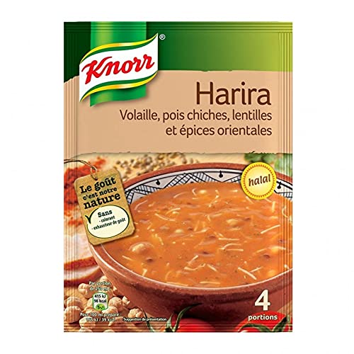 Knorr Pack Knorr Harira Geflügel Kichererbsen Linsen und Ã ‰ Pices Orientales 115G (6er-Set) von Knorr Pack