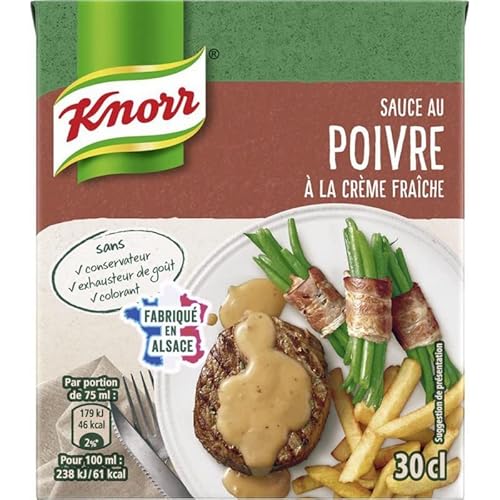 Knorr Pack Knorr Sauce Au Poivre an Vanillesoße Fraã®Che 30cl (6er-Set) von Knorr Pack