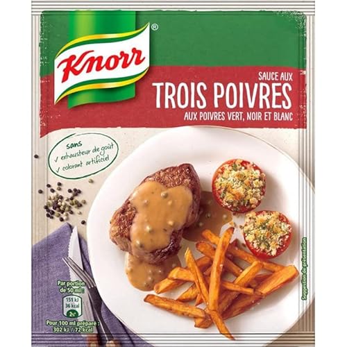 Knorr Pack Knorr Sauce Aux Trois-Pfeffer Grüner Pfeffer In Schwarzweiß-32G (6er-Pack) von Knorr Pack