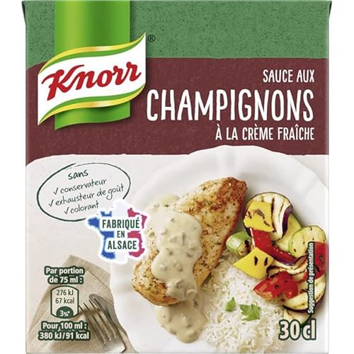 Knorr Pack Knorr Soße für Pilze auf Vanillesoße Fraã®Che 30cl (6er-Set) von Knorr Pack