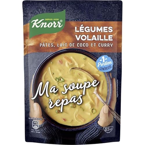 Knorr Pack Meine Knorr Suppe Mahlzeiten Lã © Gumes Geflügel pÃ ¢ Die Milch Von Coco Curry 37,5cl (Satz 4) von Knorr Pack