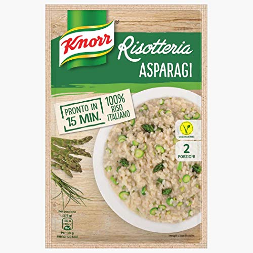 15x Knorr Risotto Asparagi Reis mit Spargel 175g 100% italienisch Fertiggerichte Reisgerichte von Knorr