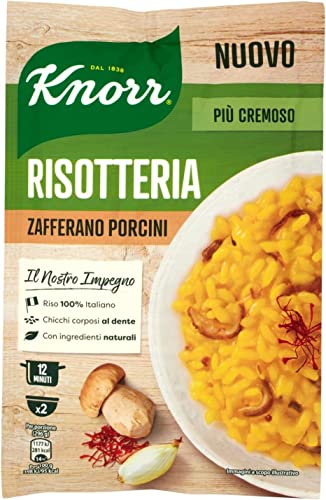 15x Knorr Risotto Reis Safran und Steinpilze 175g 100% italienisch Fertiggerichte von Knorr