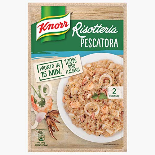 15x Knorr alla Pescatora Meeresfrüchte Risotto 175g 100% italienisch Fertiggerichte Reisgerichte von Knorr