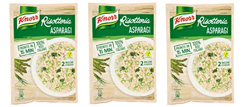 3x Knorr Risotto Asparagi Reis mit Spargel 175g 100% italienisch Fertiggerichte von Knorr