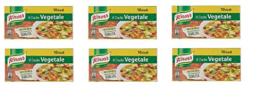 6x knorr veggie dado brodo Vegetarisch Suppenwürfel Brühe reich an Geschmack 10pz von Knorr