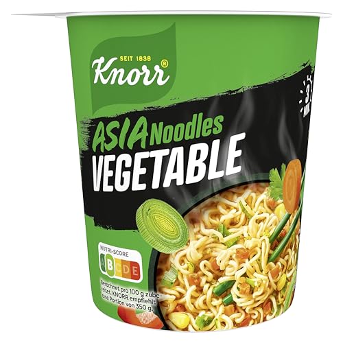 Knorr Instant Nudeln Vegetable Taste schnelles Nudelgericht fertig in nur 3 Minuten 8 x 65 g von Knorr