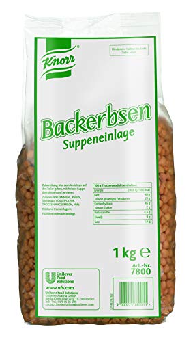 Knorr Backerbsen (Suppeneinlage aus Backteig) 4er Pack (4 x 1 kg) von Knorr