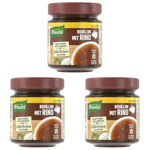 Knorr Bouillon mit Rind, 130 g (Packung mit 3) von Knorr