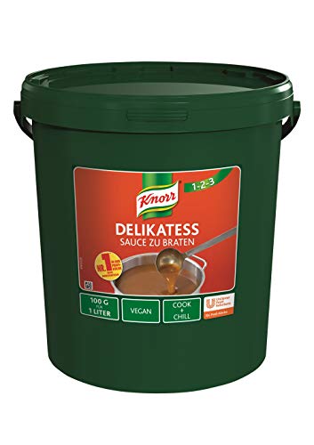 Knorr Delikatess Sauce zu Braten (Gravy) (ideal pur als Bratensoße, Soßenbinder und zum Verfeinern von Bratensaucen), 1er Pack (1 x 10 kg) von Knorr