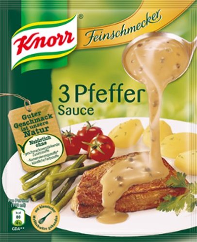 Knorr Feinschmecker 3 Pfeffer (Pfeffer) Sauce (3 Stk.) von Knorr